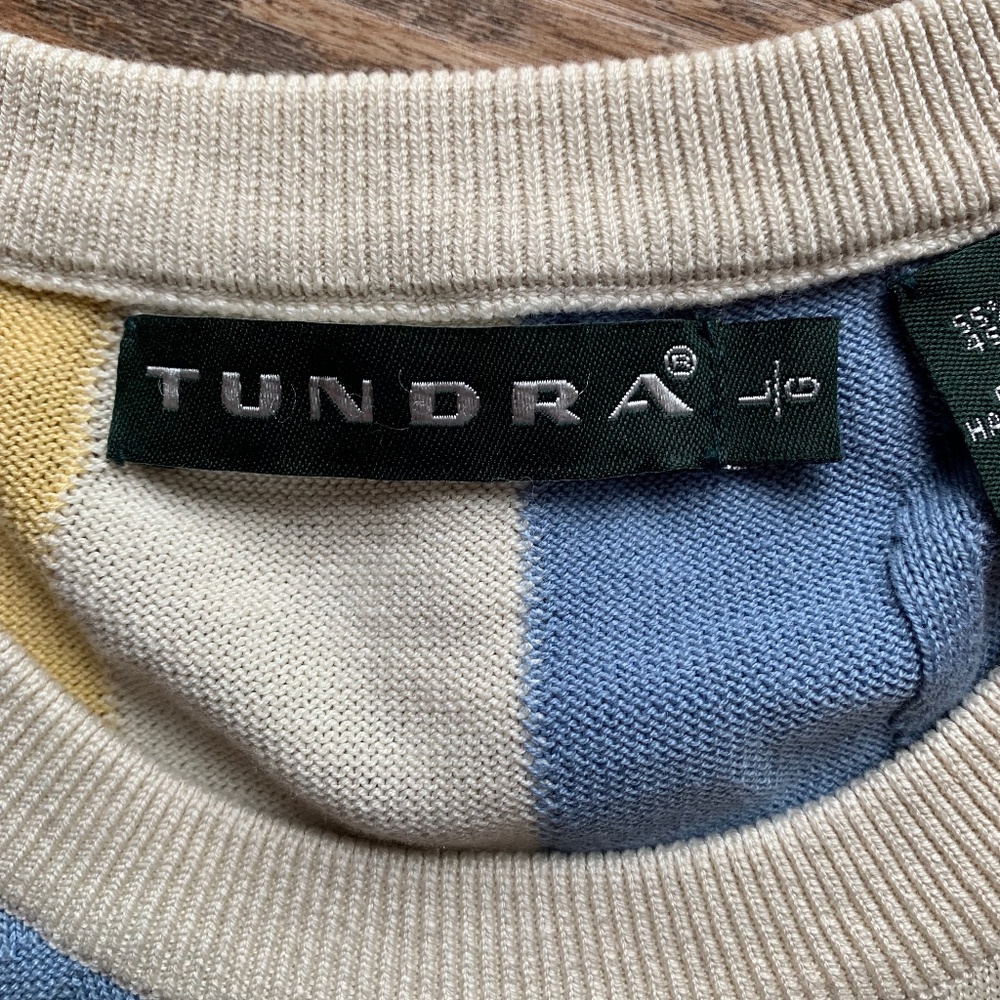 Men's Tundra Silk-Cotton Textured Lightweight Sweater Sz Large - Picture 4 of 6